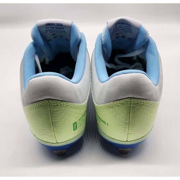 Nike Women's Hyperdiamond 4 Pro Metal Fastpitch Softball Cleats FQ7729-100 - Picture 6 of 12